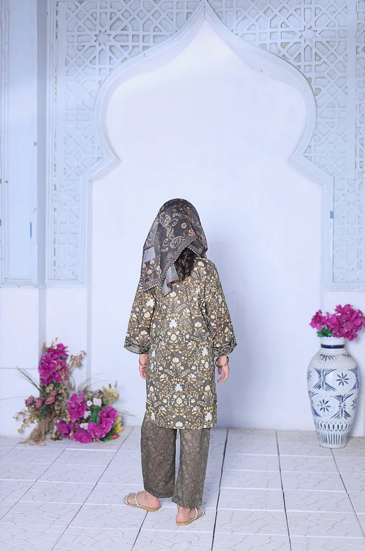 Shifa Kidz | by Suntex Fabrics Stitch 3 PC Embroidered Lawn