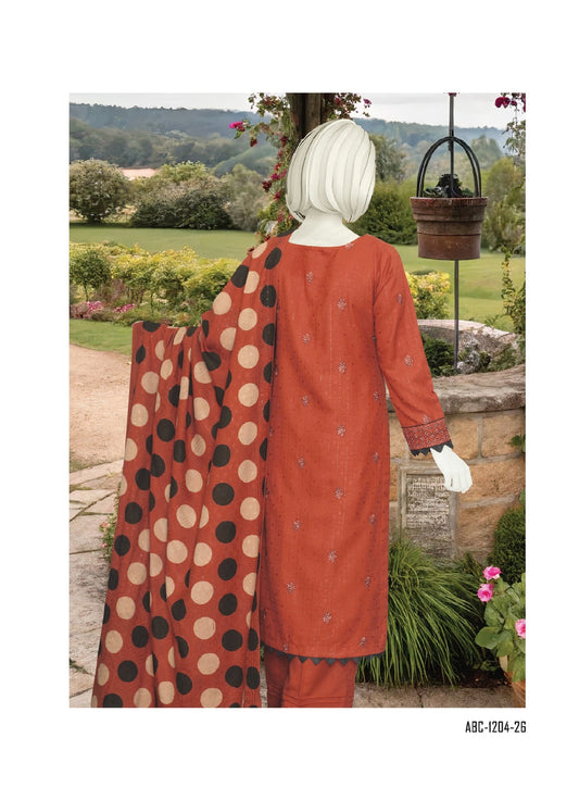 Silsilay By ABC | Unstitched 3 Pc Embroidered Winter Collection