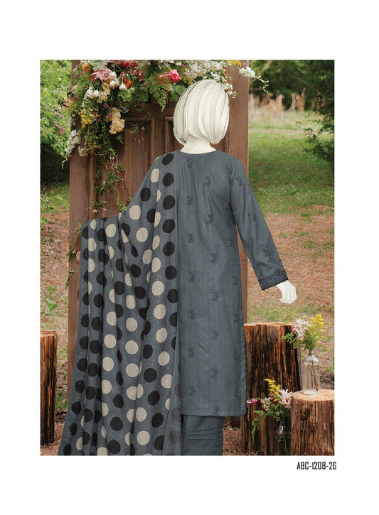 Silsilay By ABC | Unstitched 3 Pc Embroidered Winter Collection