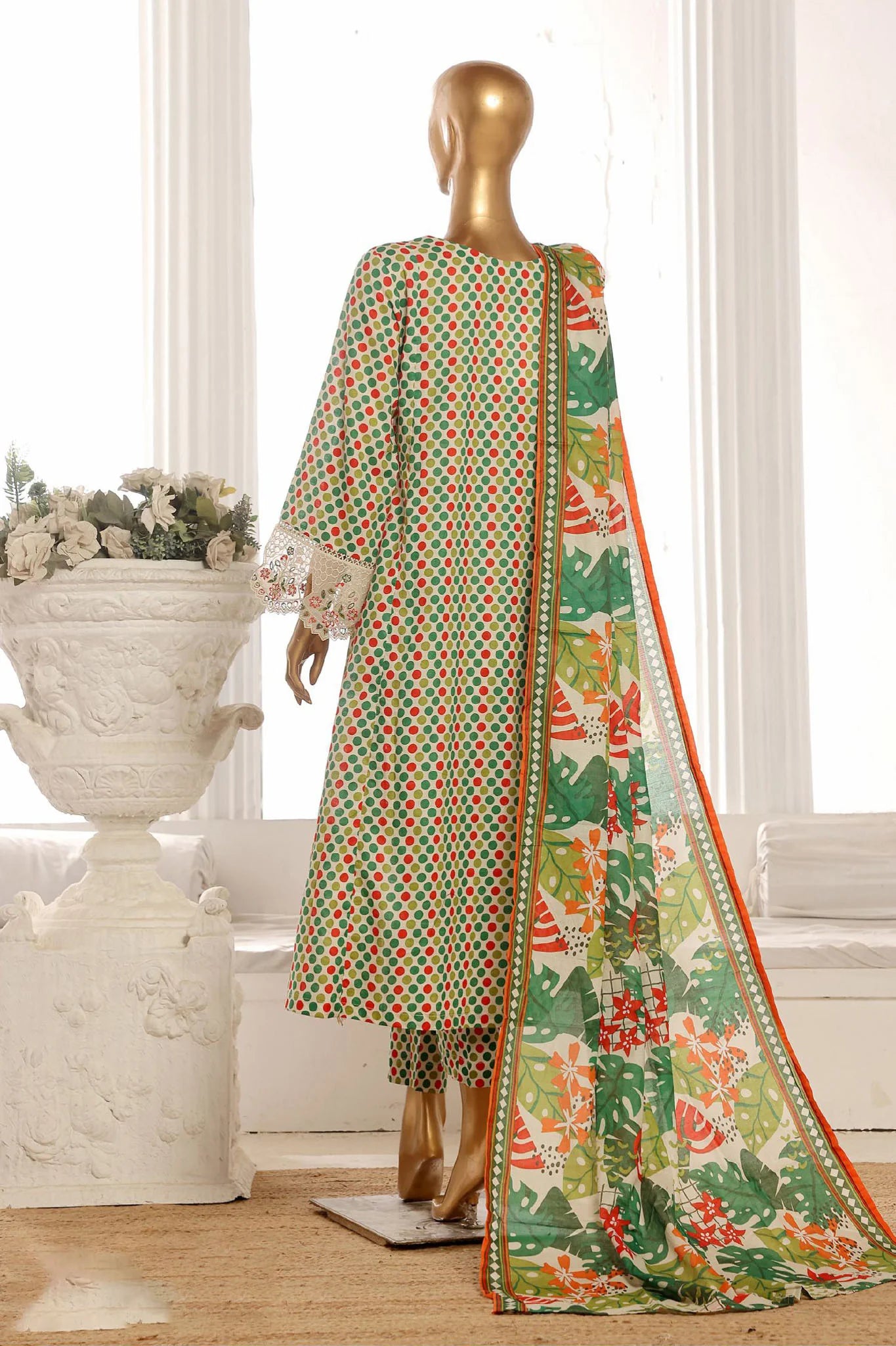 Bin Saeed | Stitch 3 PC Embroidered Lawn Frock Collection