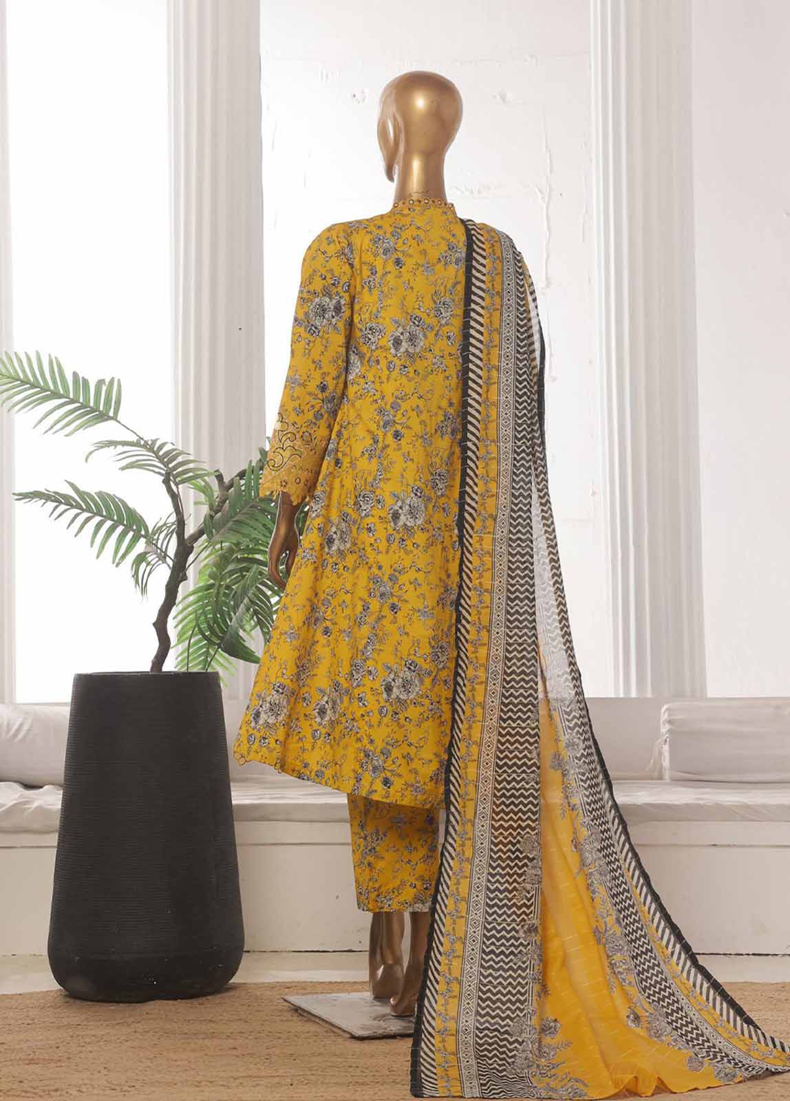 Bin Saeed | Stitch 3 PC Embroidered Lawn Frock Collection