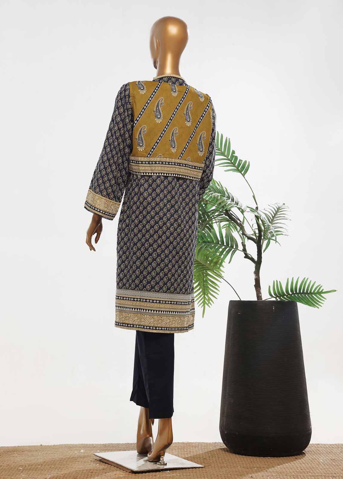 Bin Saeed | Stitch 2 Pc Embroidered Lawn with Gown Collection