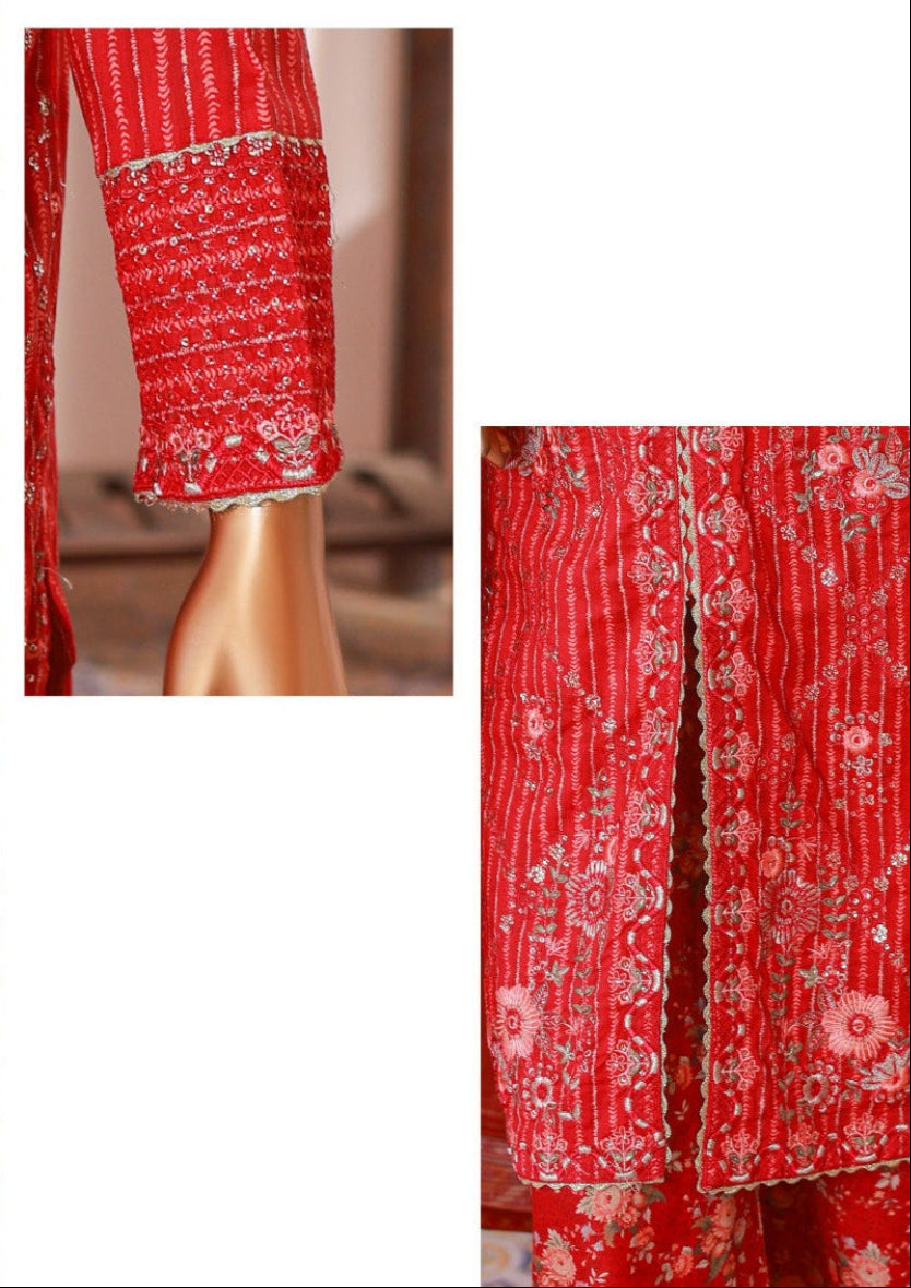 Bin Saeed | Stitched 3pc Luxury Embroidered Lawn Collection