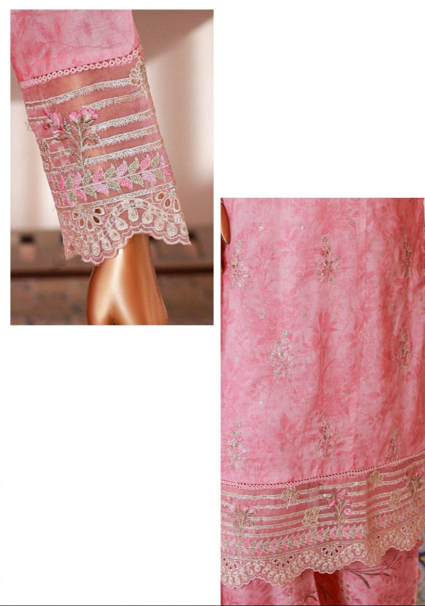 Bin Saeed | Stitched 3pc Luxury Embroidered Lawn Collection