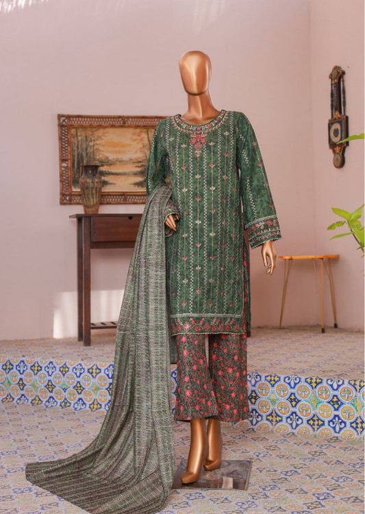 Bin Saeed | Stitched 3pc Luxury Embroidered Lawn Collection