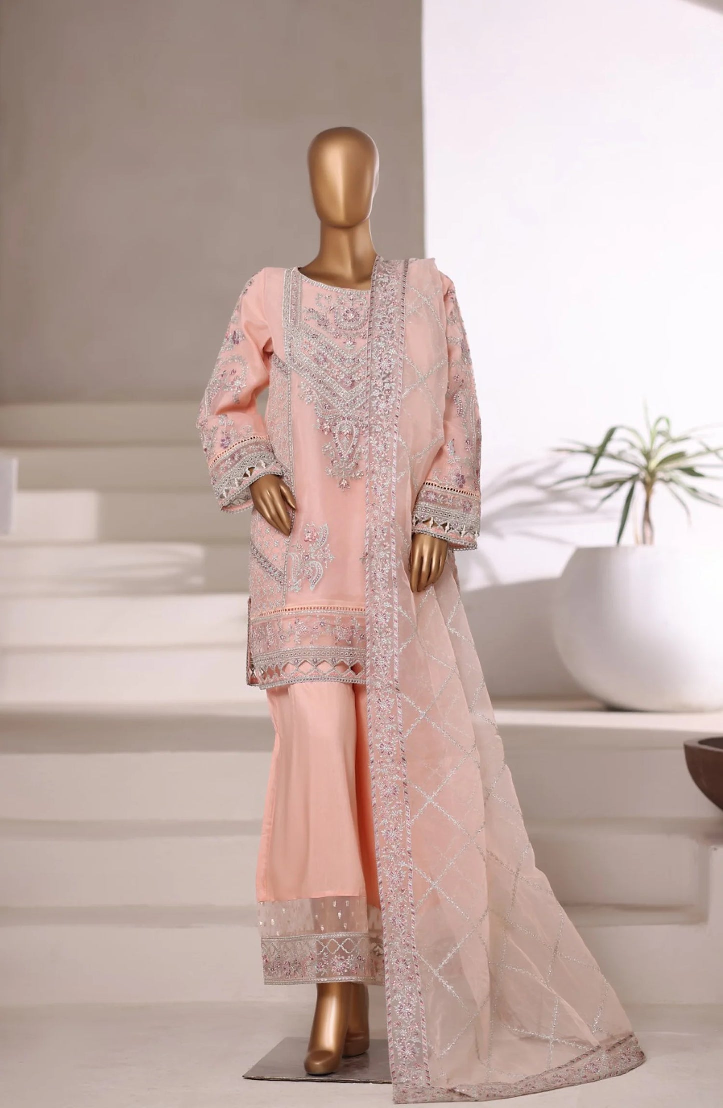 Sada Bahar | Stitch 3 Pc Luxury Embroidered Organza Collection