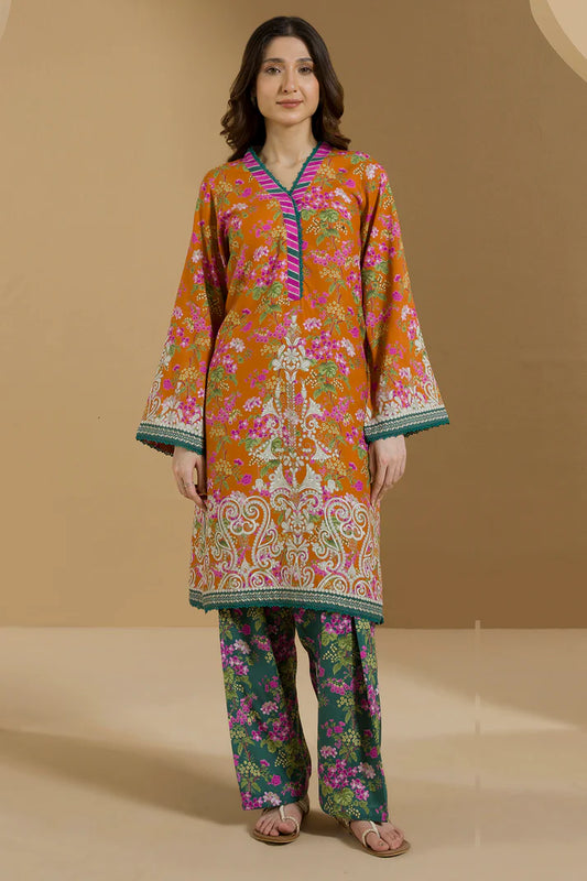 Zellbury | Unstitched 2-Piece Digital Printed Linen Collection