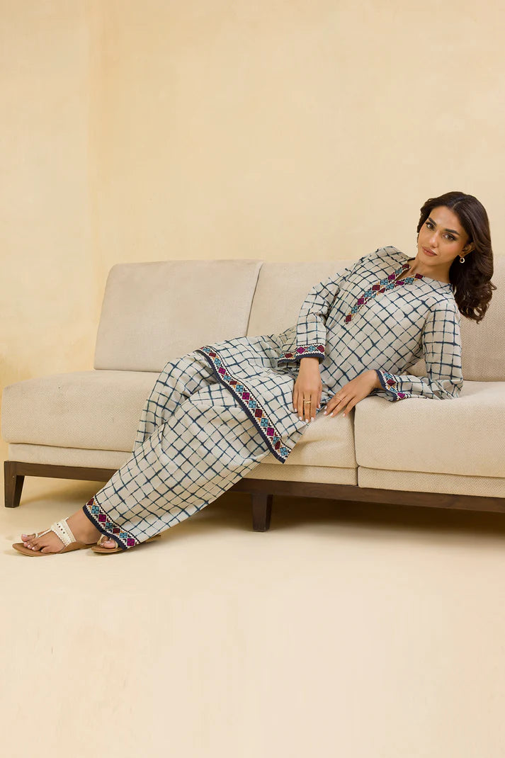 Zellbury | Unstitch 2 Pc Digital Printed Lawn