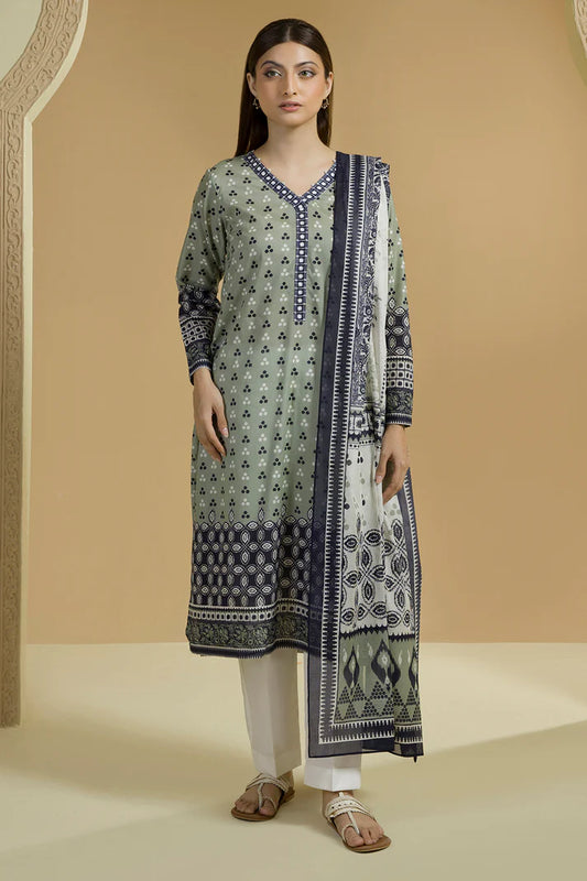 Zellbury | Unstitch 2 PC Digital Printed Lawn