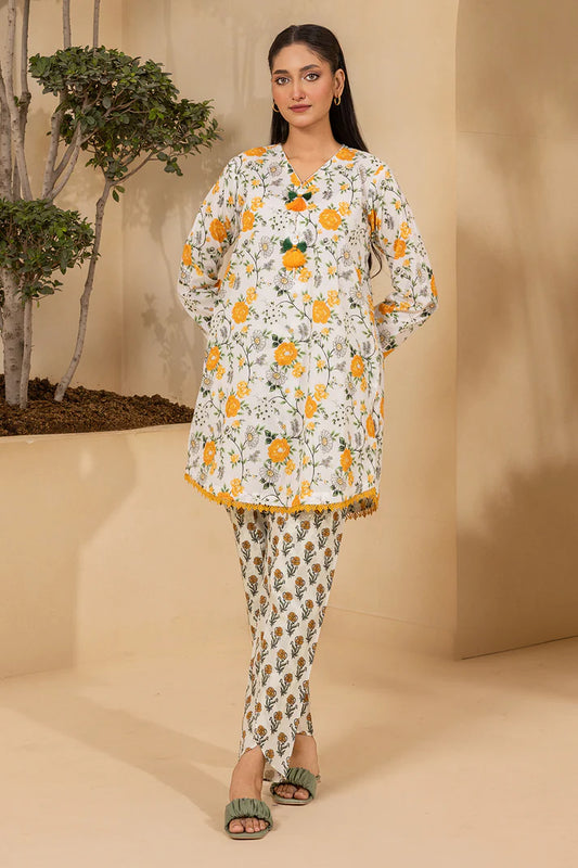 Zellbury | Unstitch 2 Pc Digital Printed Lawn