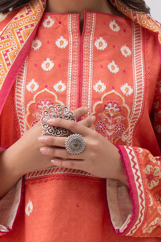 Zellbury | Unstitched 2 Pc Printed Embroidered Khaddar Collection