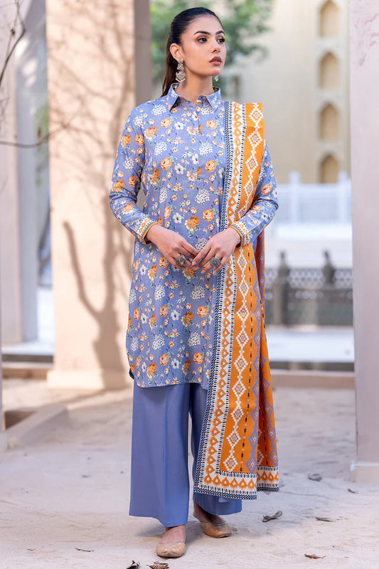 Zellbury | Unstitched 3 Piece Printed Cotail Suit Collection