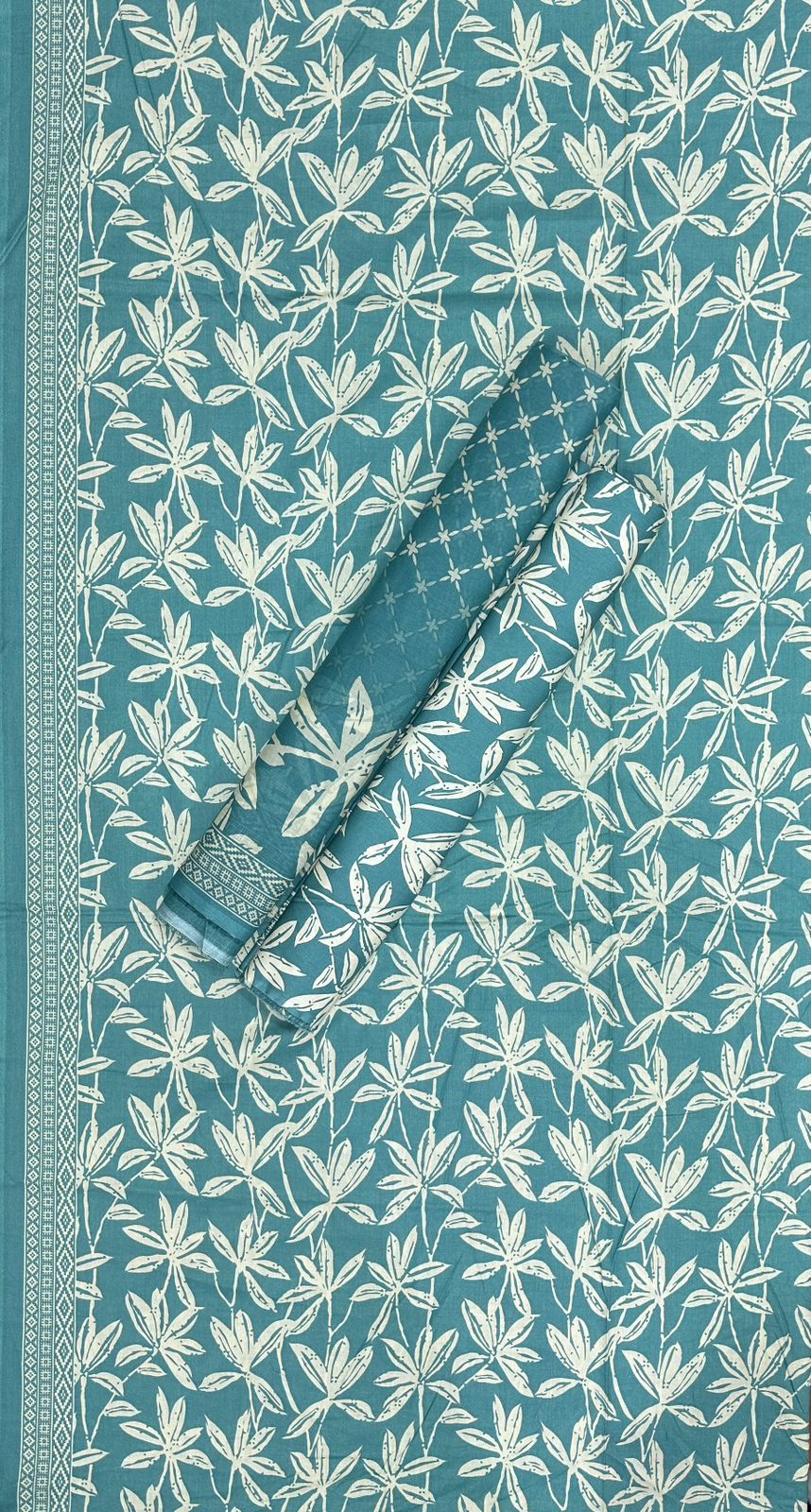 Bin Saeed | Unstitched 3PC Printed Cotton Suit