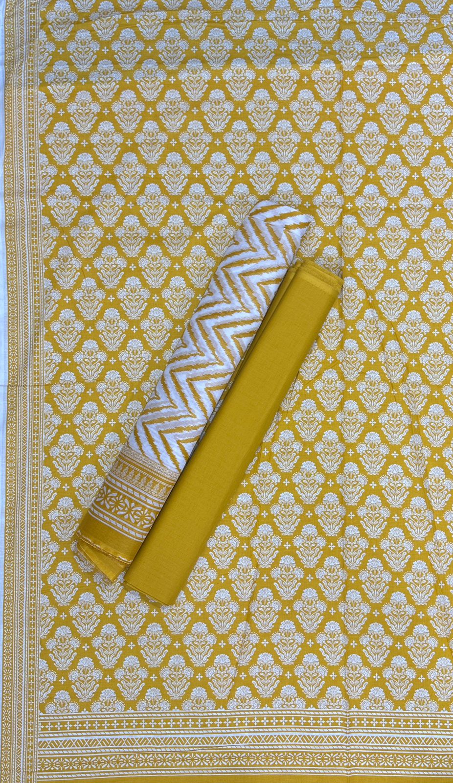 Bin Saeed | Unstitched 3PC Printed Cotton Suit