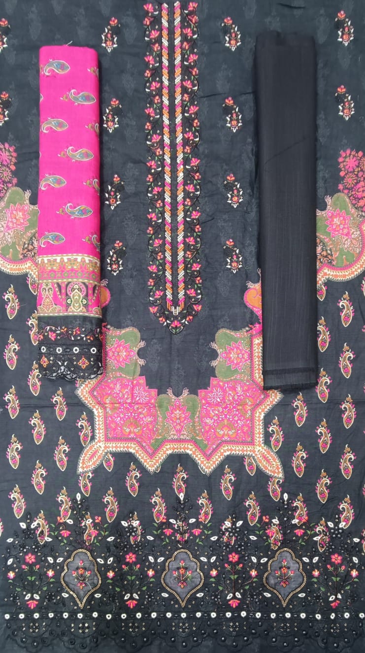 Riwayat | Unstitched 3pc Embroidered Khaddar Collection