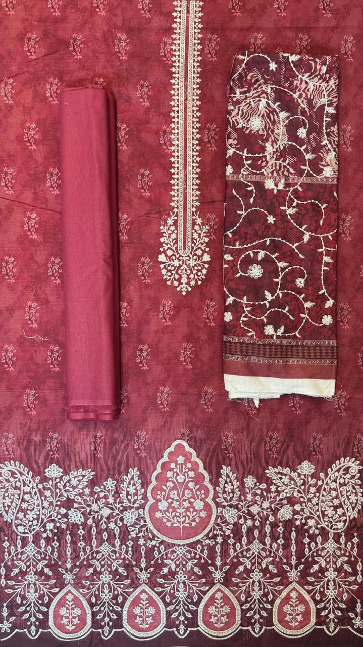 Riwayat | Unstitched 3pc Embroidered Khaddar Collection