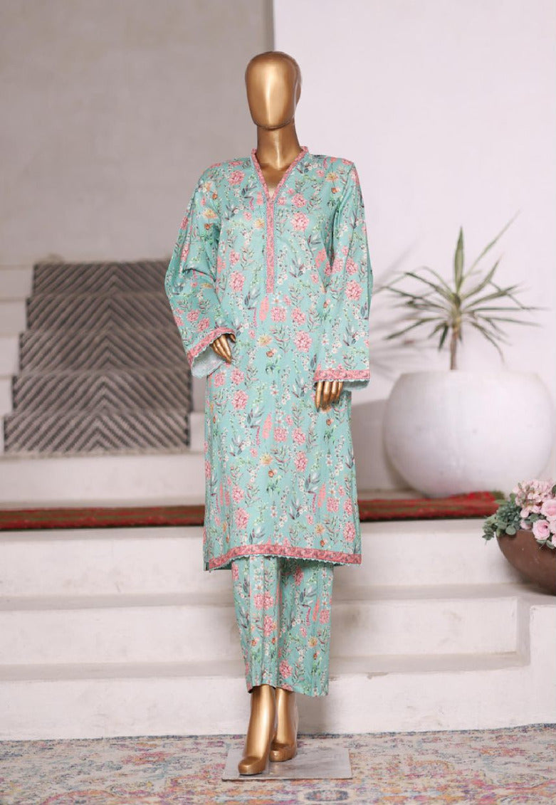 Bin Saeed | Printed Cotton Co-ords Stitched Collection – 2PCS