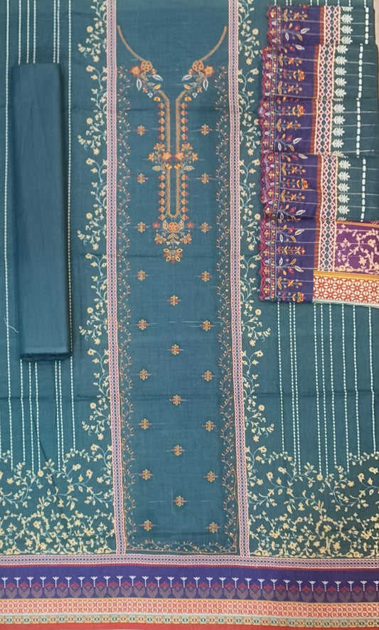 Bin Saeed | Unstitched Embroidered Khaddar 3 Piece Collection