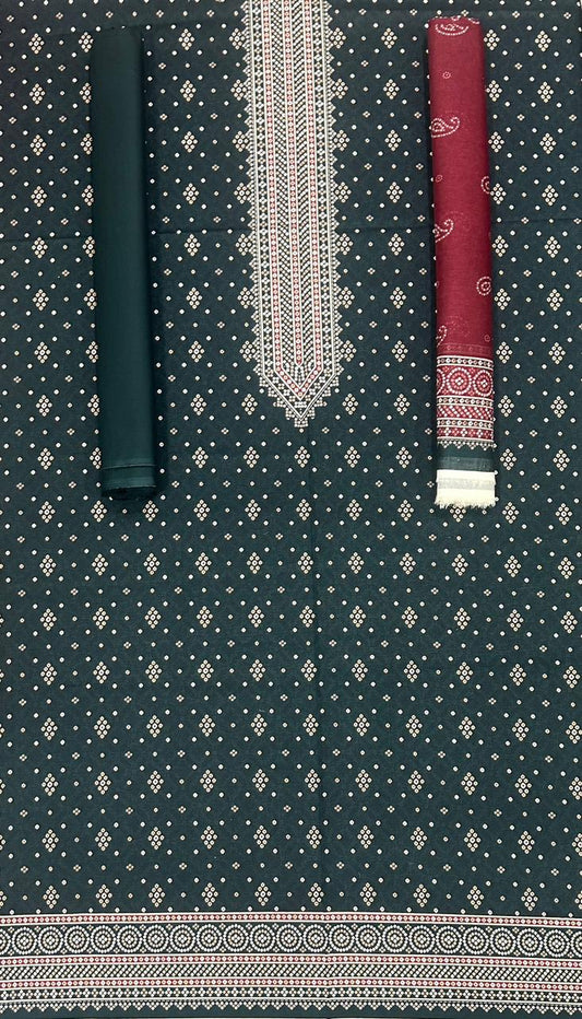 Bin Saeed | Unstitched 3 Pc Printed Cotton