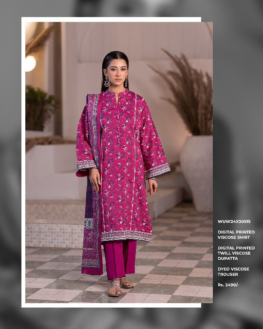 Zellbury | Unstitched 3 Piece Viscose Collection