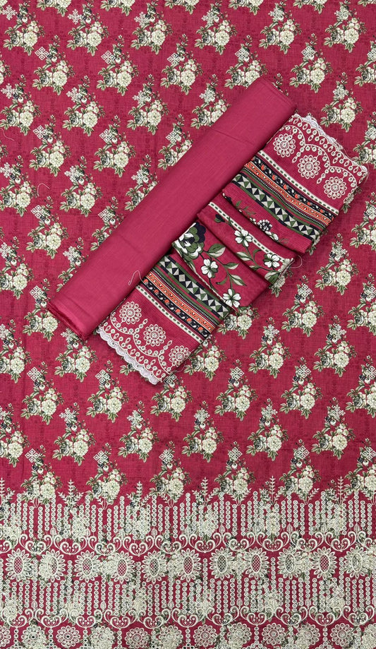 Bin Saeed | Unstitched 3pc Embroidered Khaddar Collection