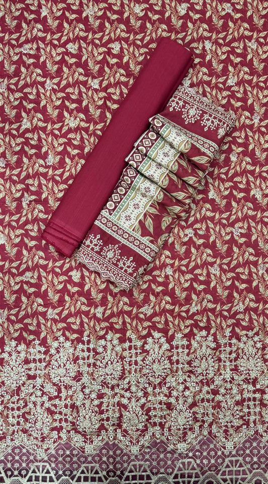 Bin Saeed | Unstitched 3pc Embroidered Khaddar Collection
