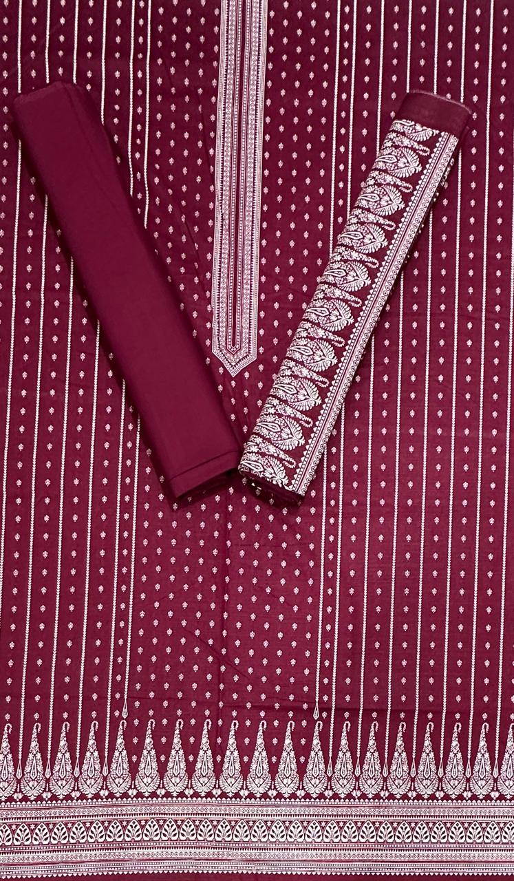 Bin Saeed | 3 Pc Unstitched Printed Cotton Collection