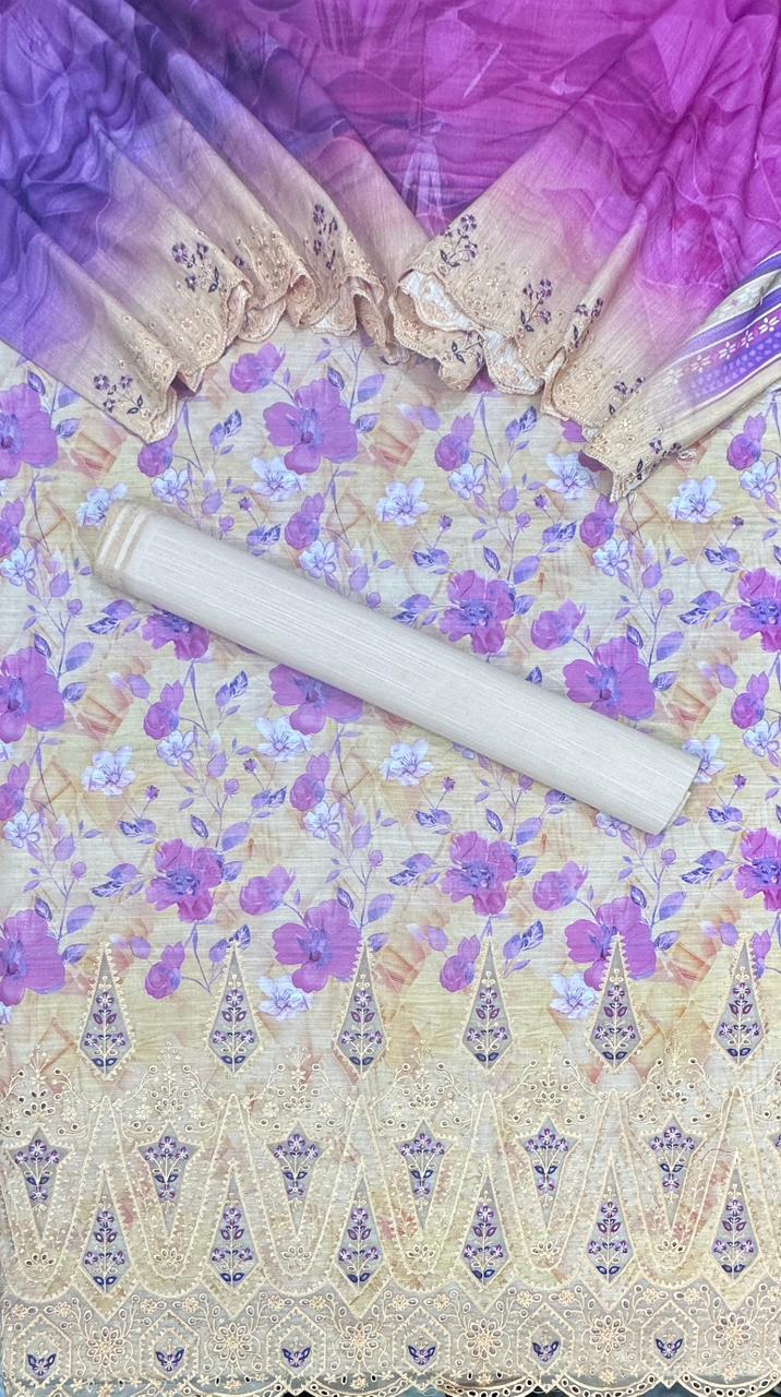 Riwayat | Unstitched 3pc Embroidered Khaddar Collection