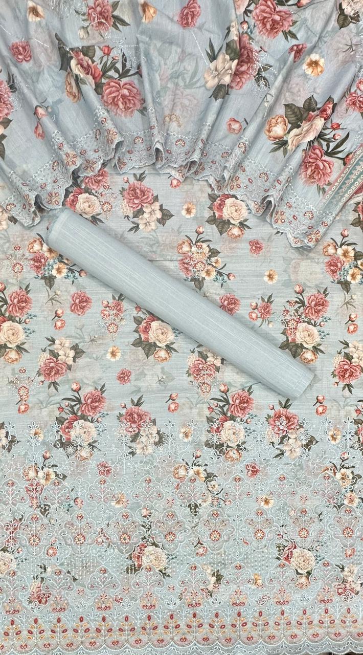 Riwayat | Unstitched 3pc Embroidered Khaddar Collection