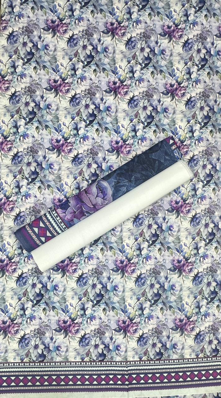 RIWAYAT | Unstitched Printed Cotton 3PC Collection