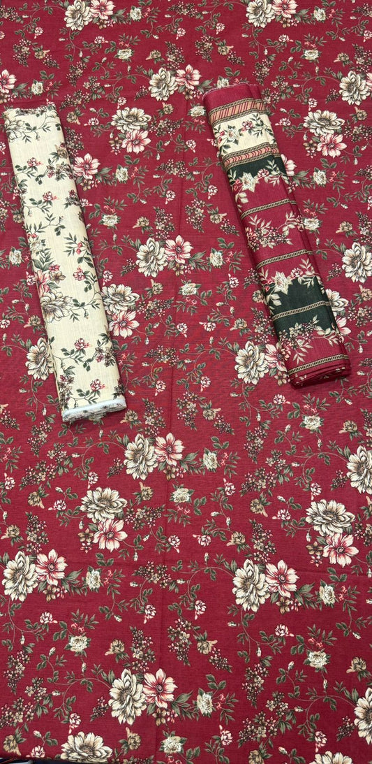 Bin Saeed | Unstitched 3PC Printed Khaddar Collection