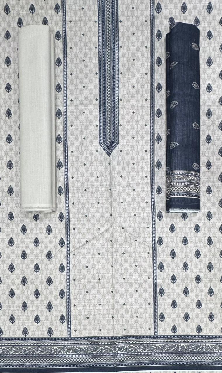 Bin Saeed | Unstitched 3PC Printed Khaddar Collection