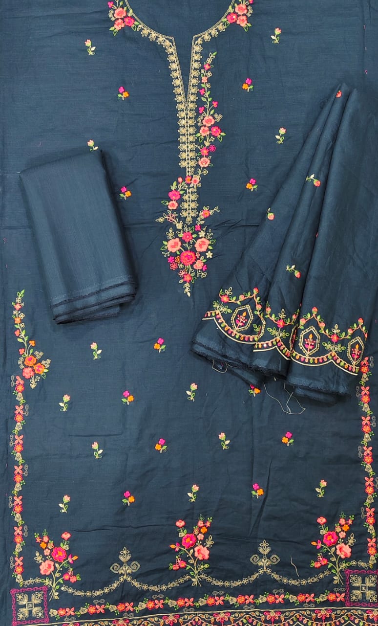 Bin Saeed | Unstitched 3pc Embroidered Khaddar Collection