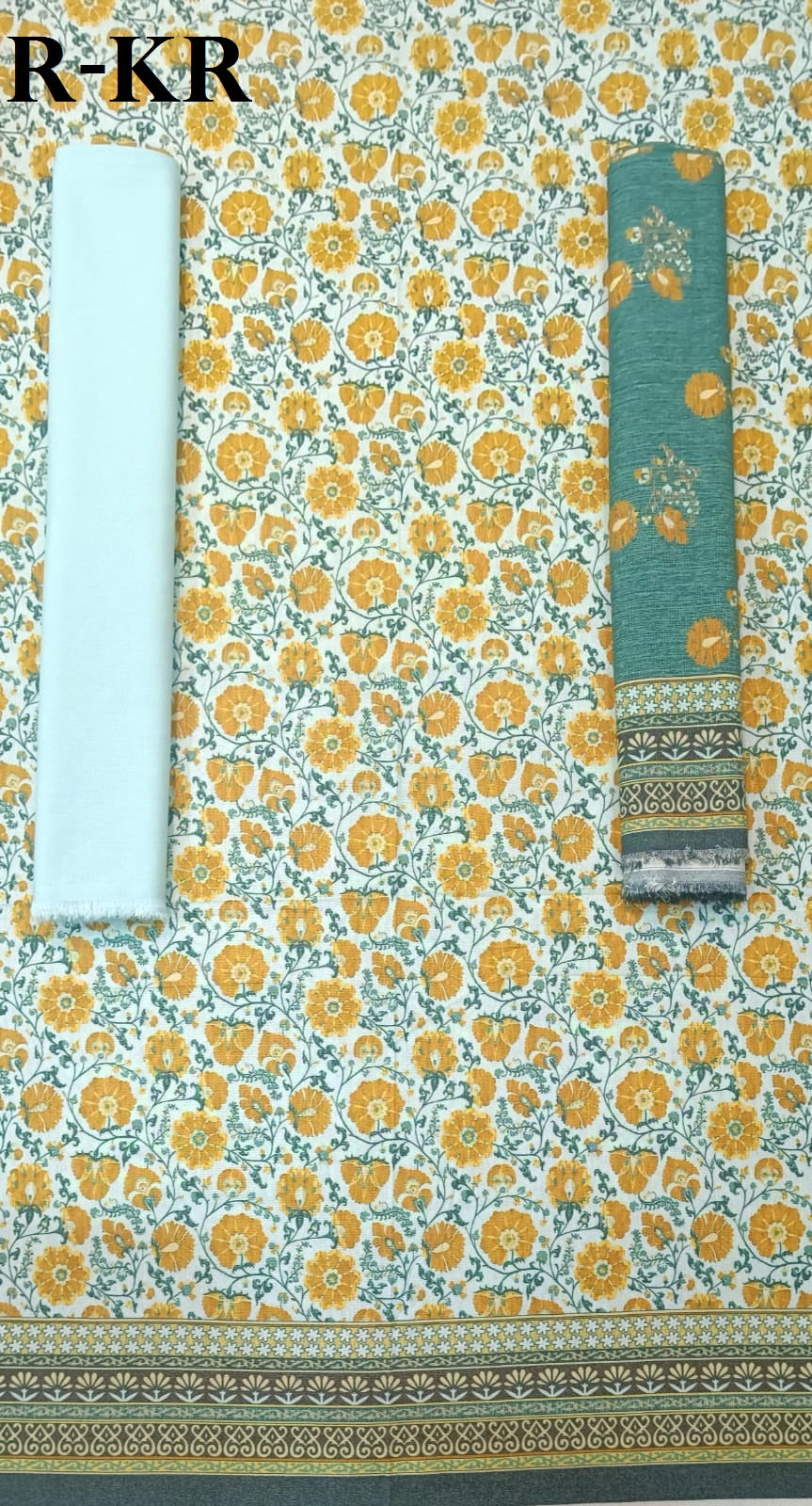 Riwayat | Unstitched 3 Pc Printed Karandi Collection