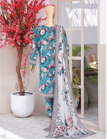 HZ | Unstitch 3-Piece Embroidered Lawn Collection