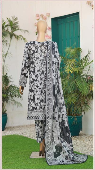 HZ | Unstitch 3-Piece Embroidered Lawn Collection