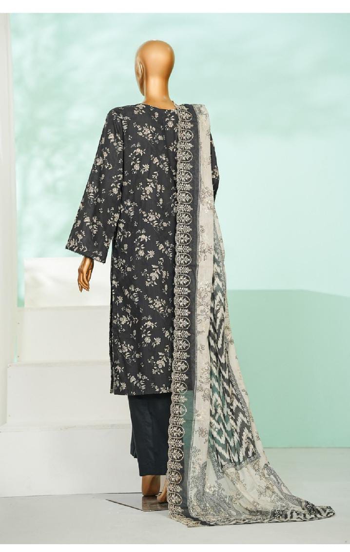 Bin Saeed | Stitched 3 Pc LaserKari Collection