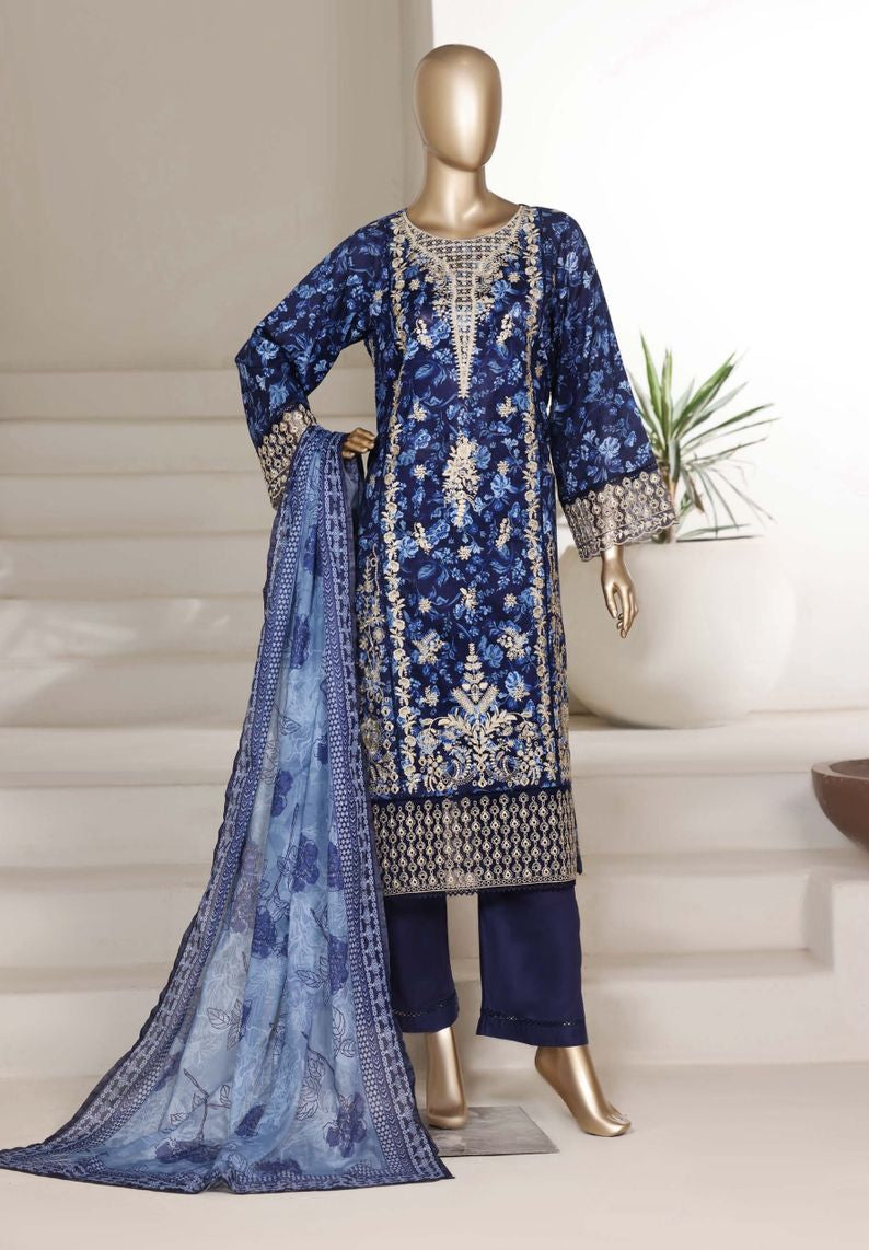 Sada Bahar | Stitch 3 PC Embroidered Festive Collection