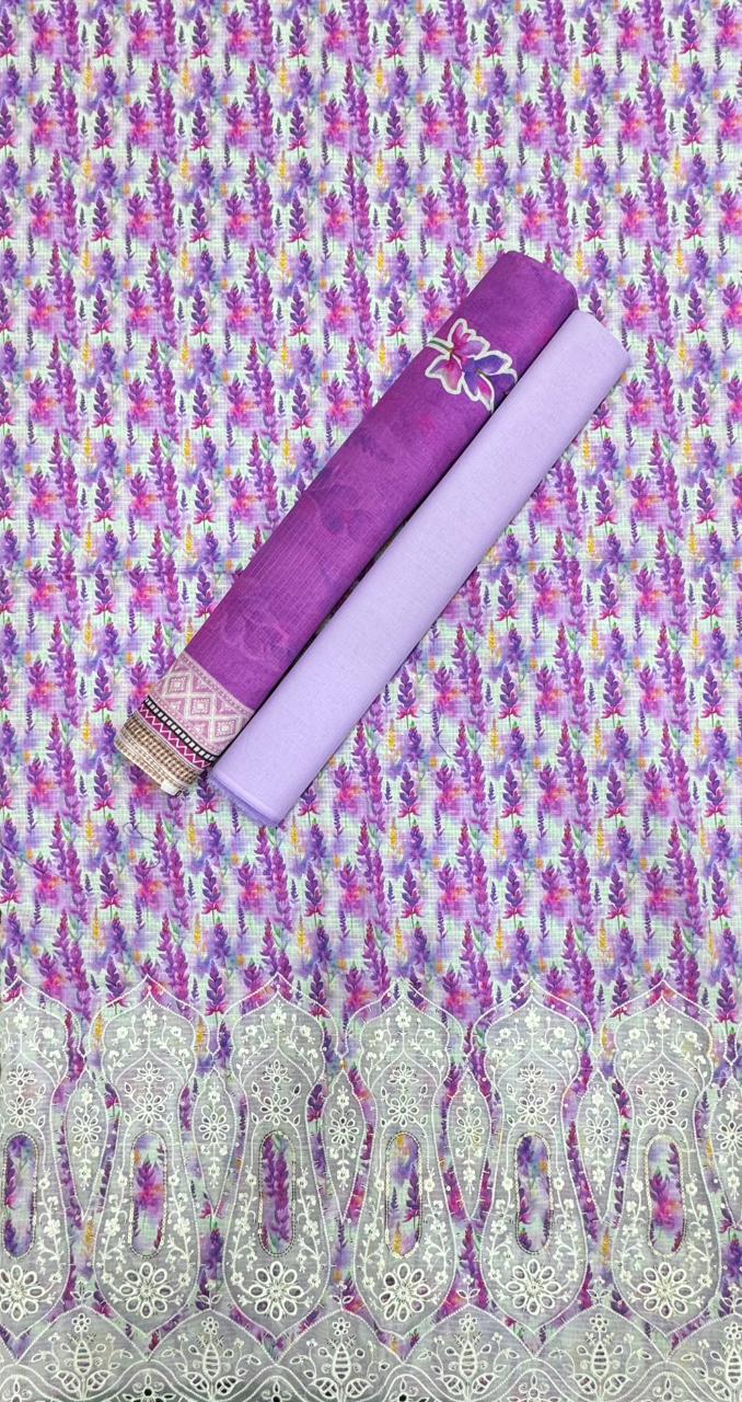 Riwayat | Unstitch 3 Pc Embroidered Lawn Collection With Printed Dupatta