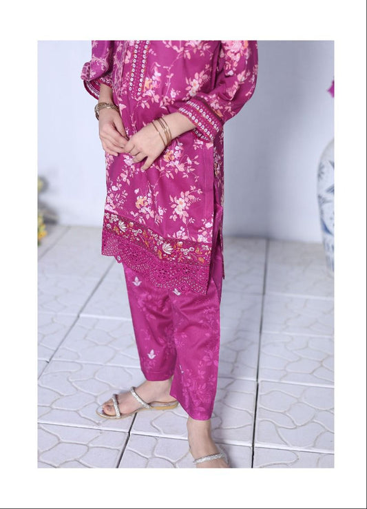 Shifa Kidz by Suntex | Fabrics Stitched 3 Pc Embroidered Lawn
