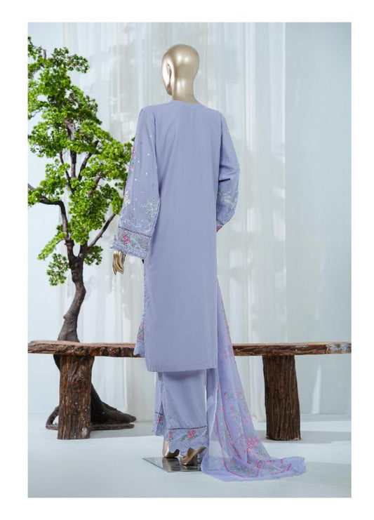 Bin Saeed | Stitched 3 Pc Luxury Embroidered Lawn Collection