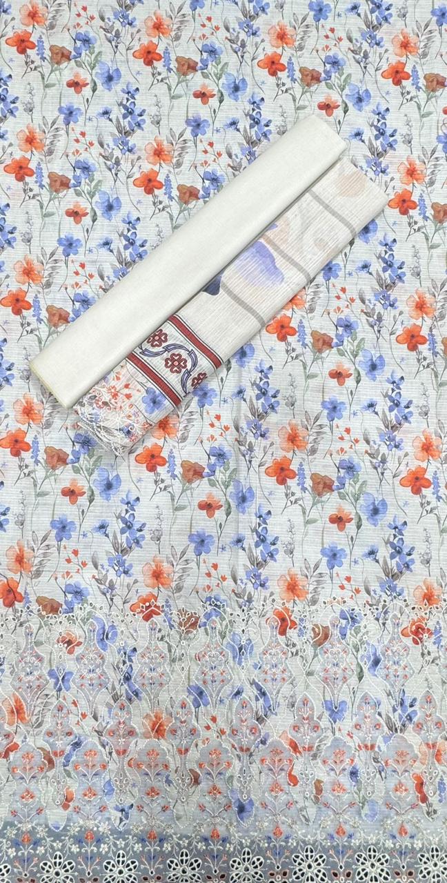 Riwayat | Unstitched 3 Pc Embroidered Lawn Collection