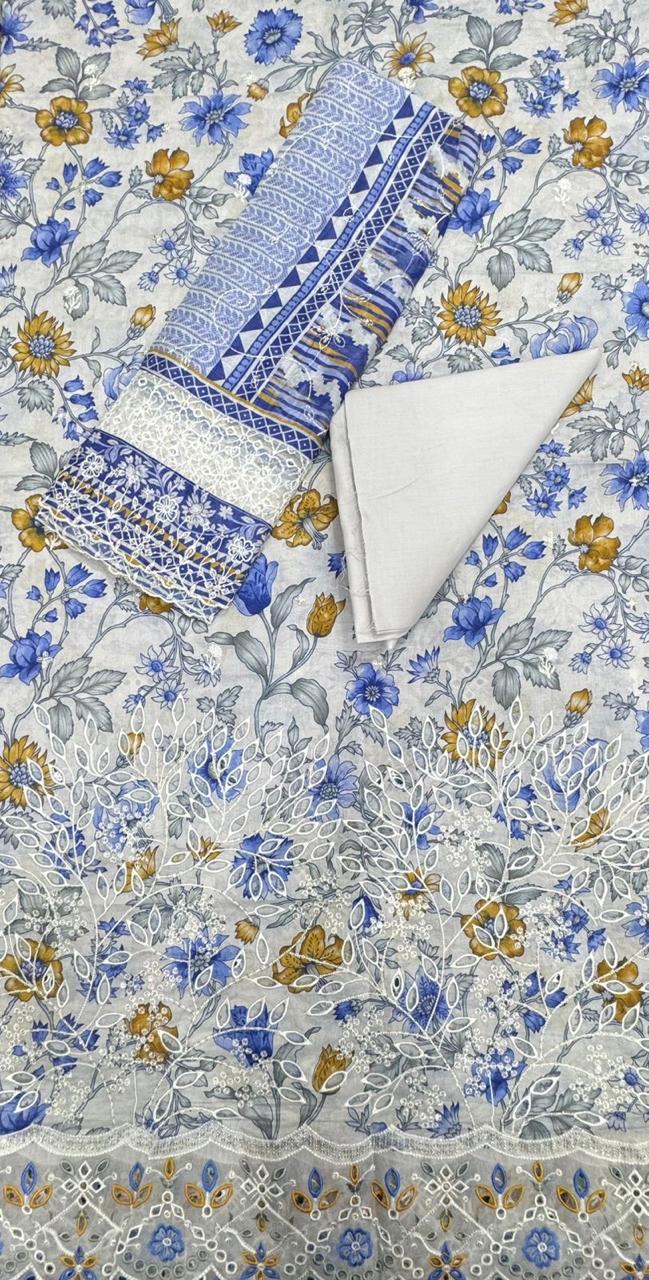 Riwayat | Unstitched 3 Pc Embroidered Lawn Collection