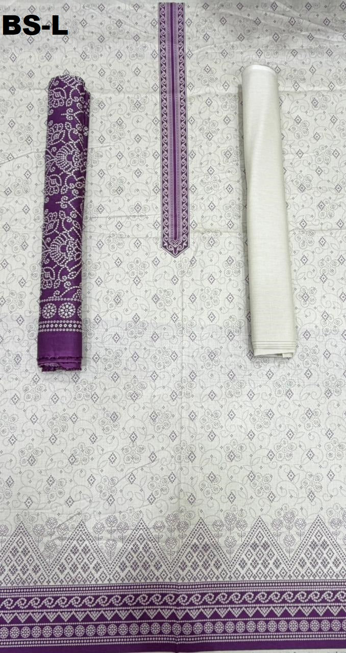 Bin Saeed | Unstitched 3 Piece Printed Lawn Collection.