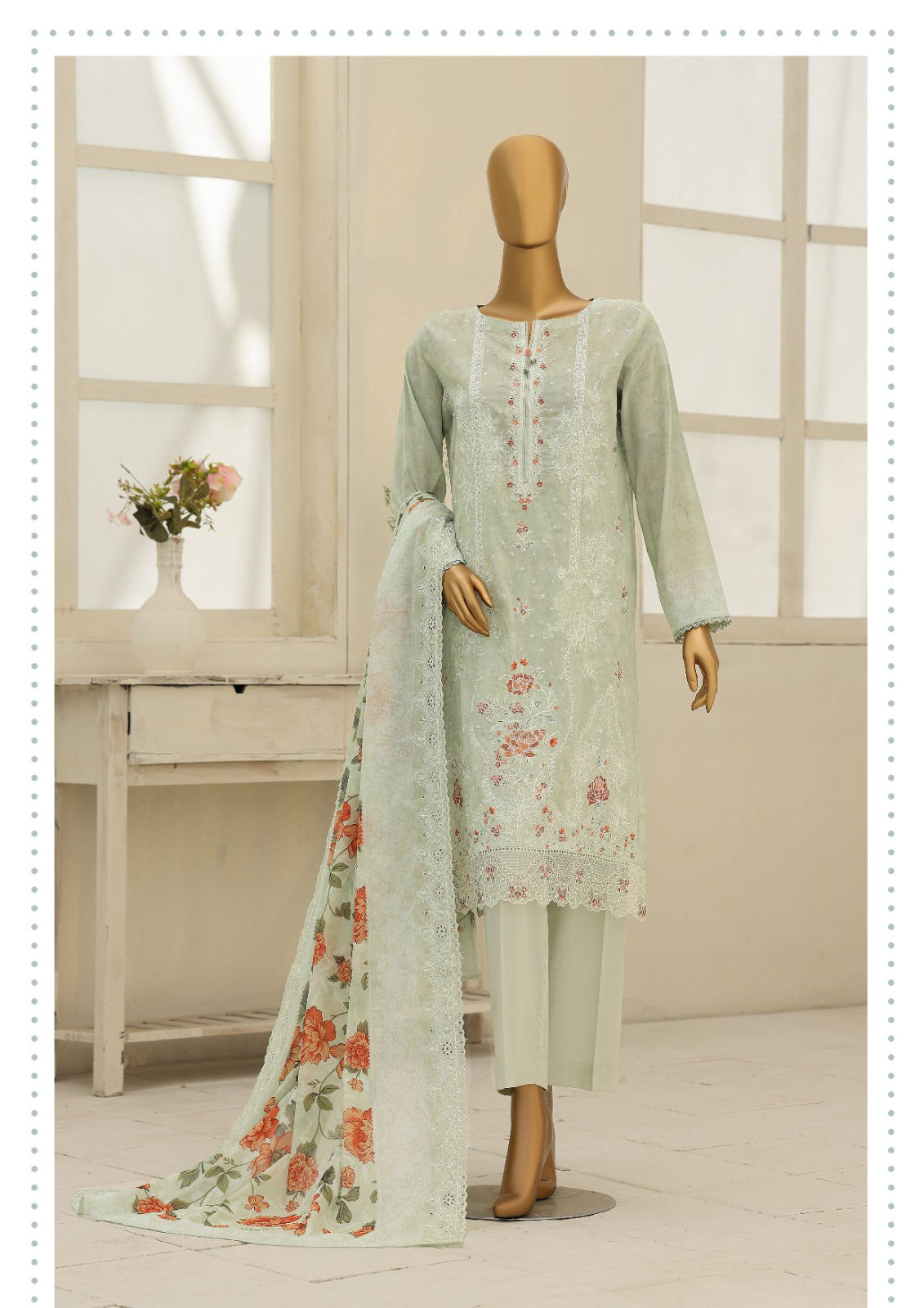 HZ | Premium Eid Edit UNSTITCH 3 Piece Embroidered Lawn Collection