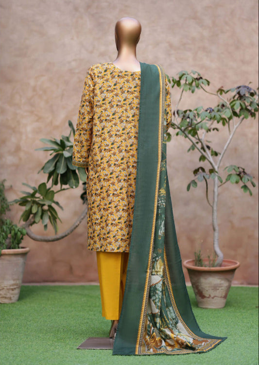 Bin Saeed | Stitched 3PC Printed Khaddar Collection