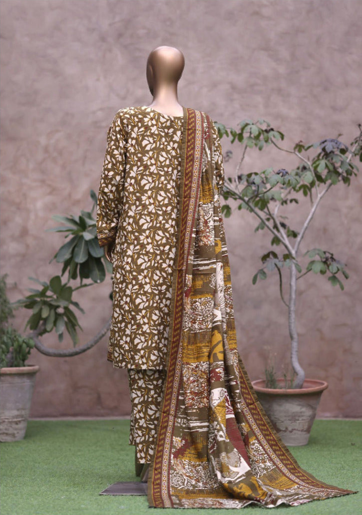 Bin Saeed | Stitched 3PC Printed Khaddar Collection