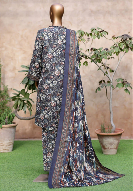Bin Saeed | Stitched 3PC Printed Khaddar Collection