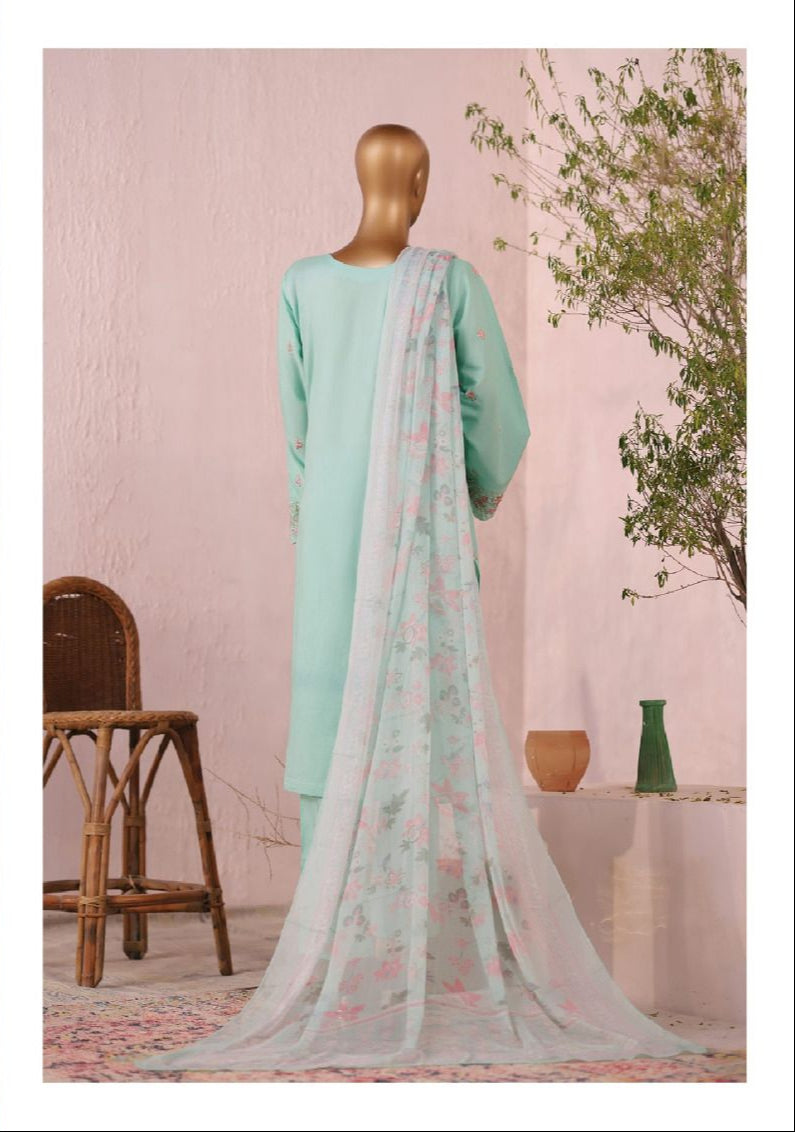 Bin Saeed | Luxury Embroidered Plain Cotton Stitched Collection