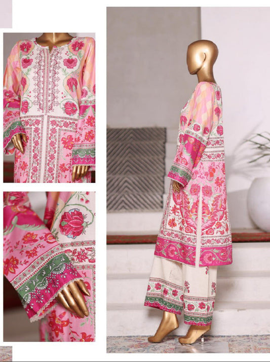 Bin Saeed | Printed Cotton Co-ords Stitched Collection – 2PCS
